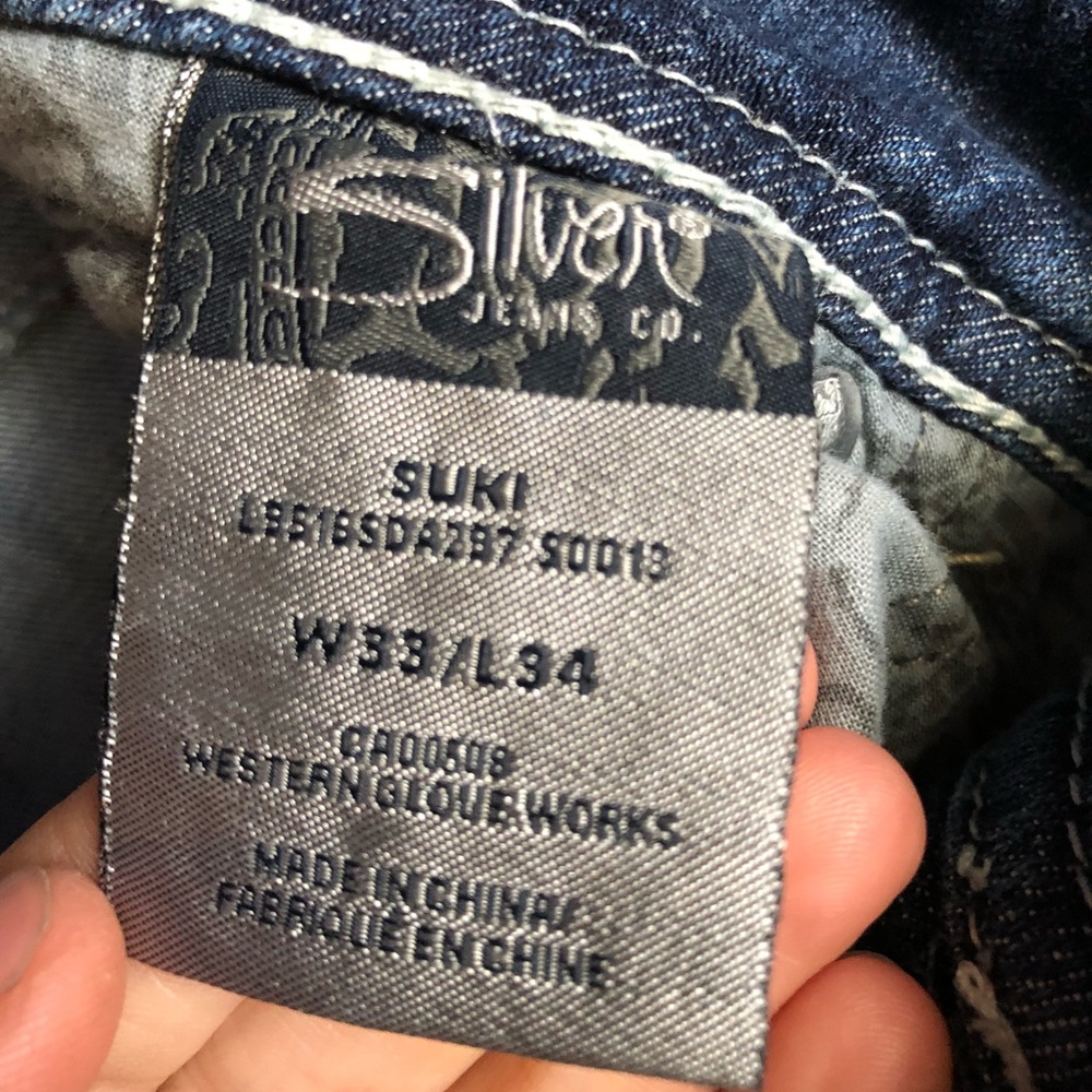 Silver jeans